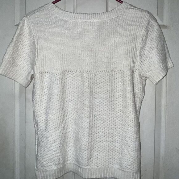 Christopher Banks Spring Sweater Lot Of 2 Wmns Sz Med Cotton Blend Garden - Picture 16 of 16